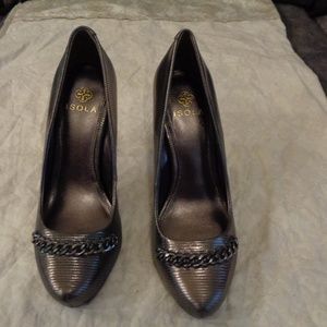 Isola Coral  Cognac Cintoia Printed Leather 6M